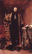 George Richmond Lord Salisbury oil on canvas